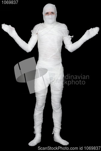 Image of Man in bandage