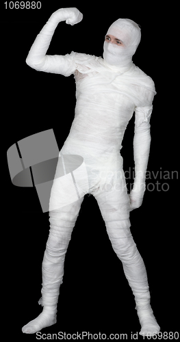 Image of Man in bandage