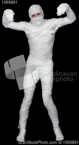 Image of Man in bandage