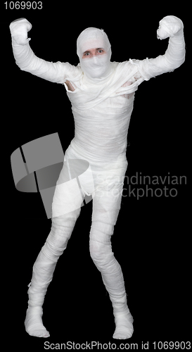 Image of Man in bandage