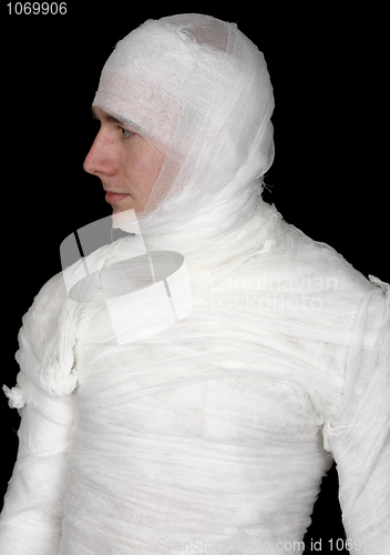 Image of Man in bandage