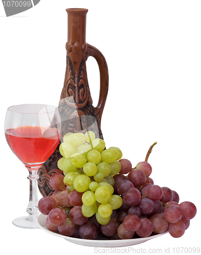 Image of Bright still life with wine