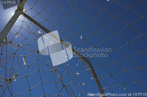 Image of Background soccer net