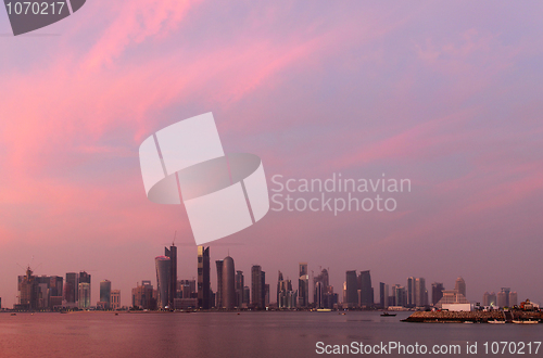 Image of Doha sunset