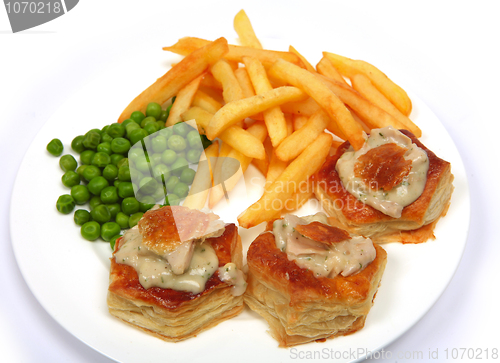 Image of Turkey vol-au-vents horizontal