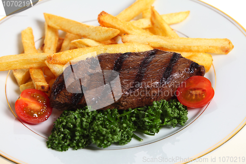 Image of Steak and french fries