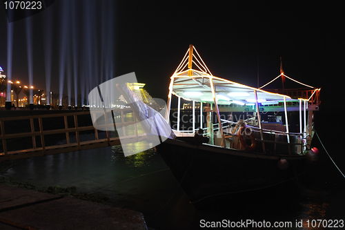 Image of Dhow and gangway