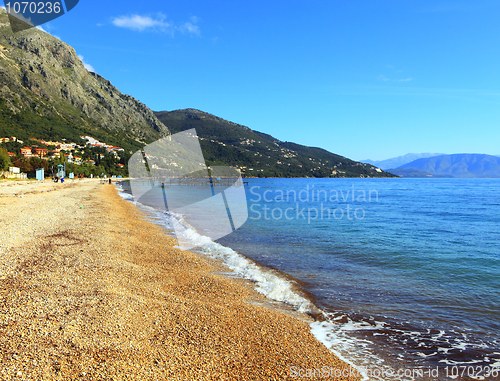 Image of Barbati blue-flag beach, Corfu