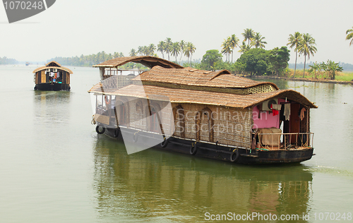 Image of Kerala houseboats