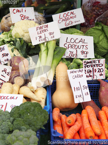 Image of English winter vegetables