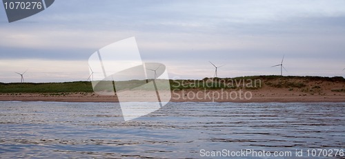Image of Windmills on the coast