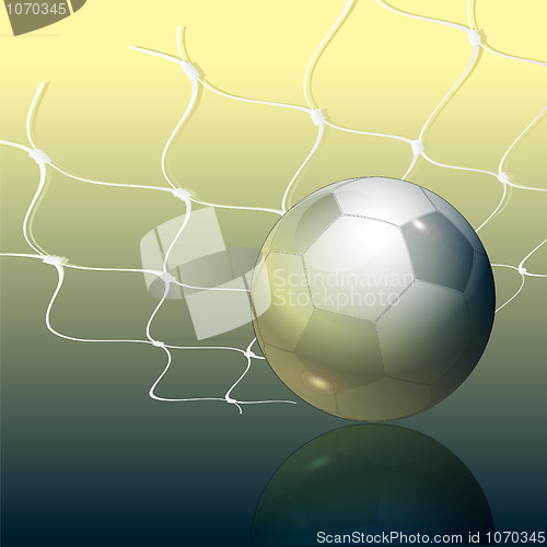 Image of Footbal and grid