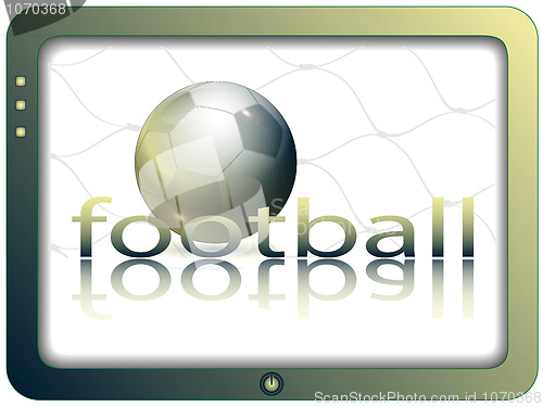 Image of Screen and football