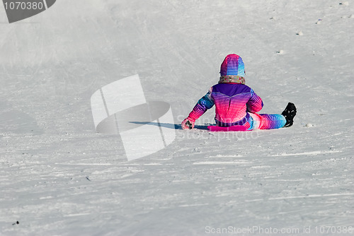 Image of plays in snow