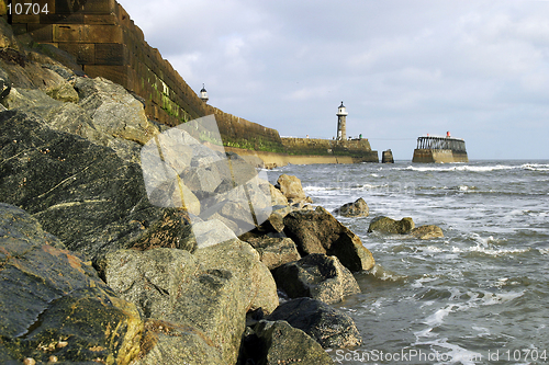 Image of Lighthouse and Rocks