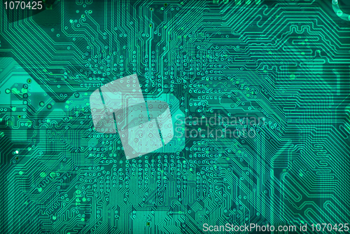 Image of Tech industrial electronic background texture