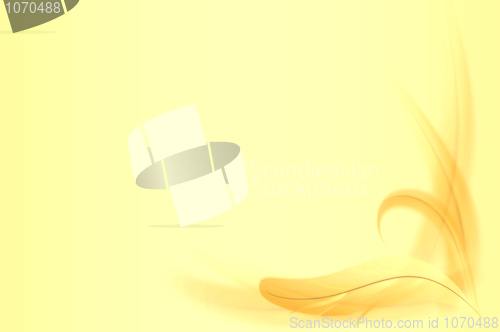 Image of Abstract yellow feathers background