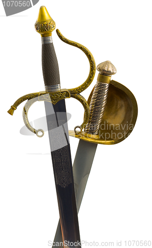 Image of Shaft of saber and sword