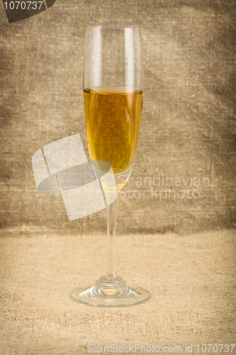 Image of Goblet with white wine