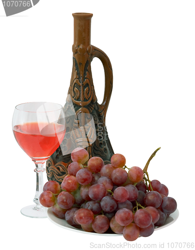 Image of Bright still life with wine