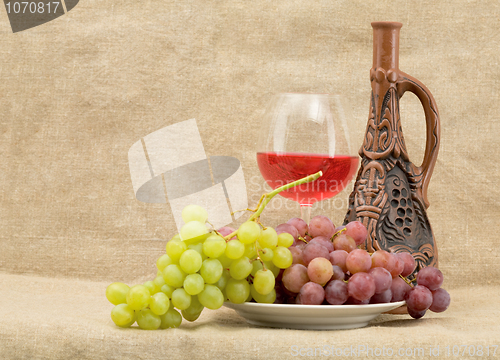 Image of Bright still life with wine