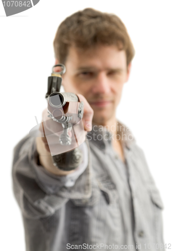 Image of Man with pistol