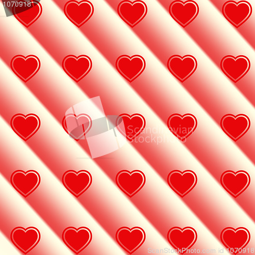 Image of Red heart background