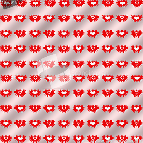 Image of Red heart background