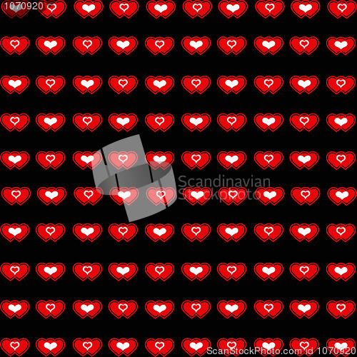 Image of Red heart background