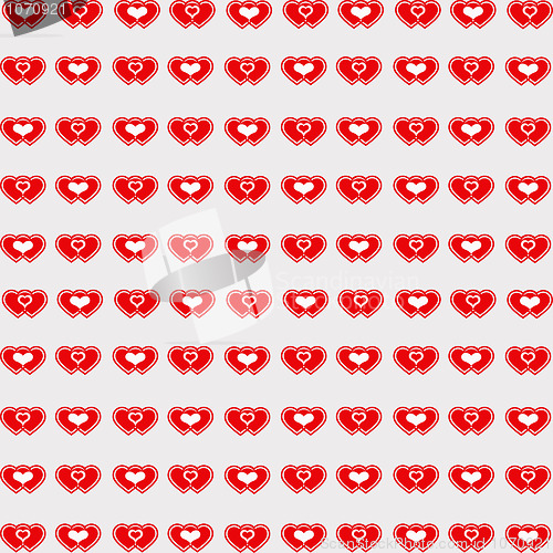 Image of Red heart background