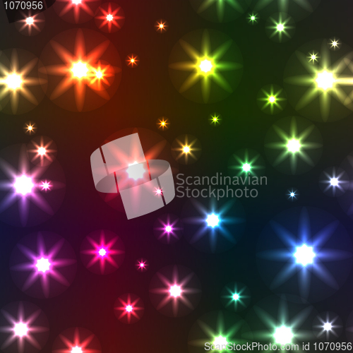 Image of Abstract background with motley stars