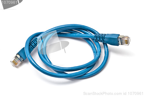 Image of Blue network plug 