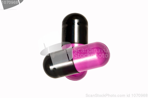 Image of Pink capsules