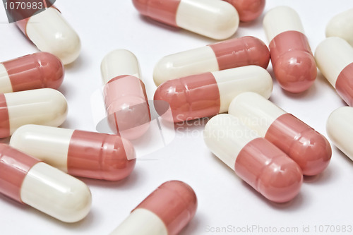 Image of Pink capsules