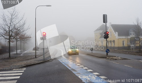 Image of Stop at a red light