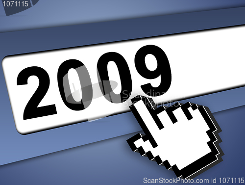 Image of 2009 internet concept