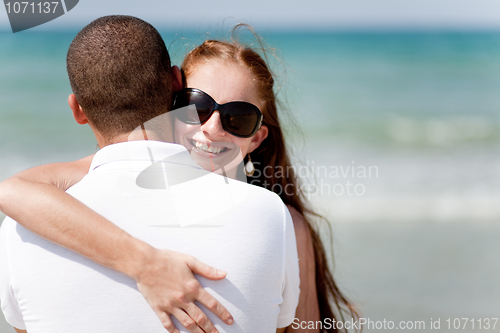 Image of beautiful Couple Hugging
