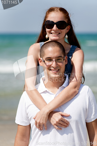Image of beautiful Couple Hugging