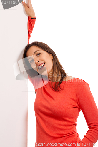 Image of young Woman Standing