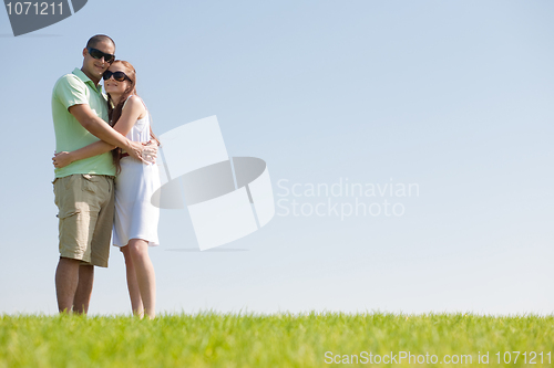 Image of love couple hug