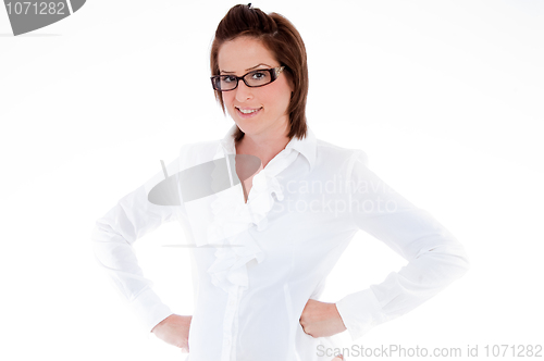 Image of Young business woman