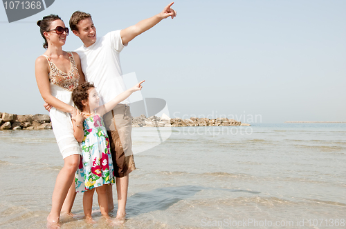 Image of Family on the beach