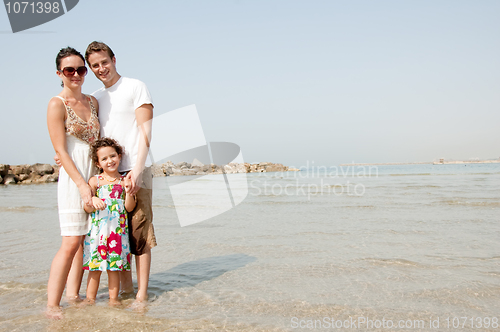 Image of Family on the beach