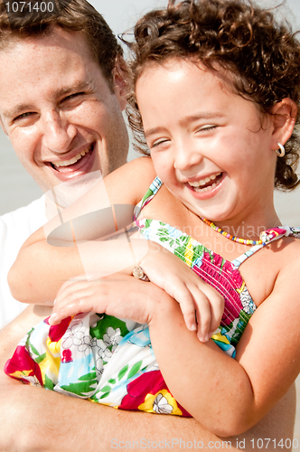 Image of father and daughter