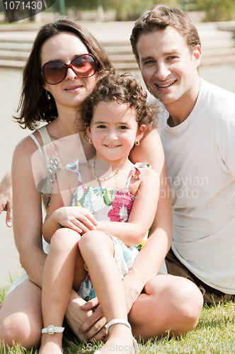 Image of Family of three vacation