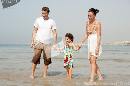 Image of Family  in the beach