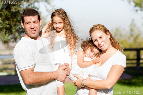 Image of Happy cheerful family