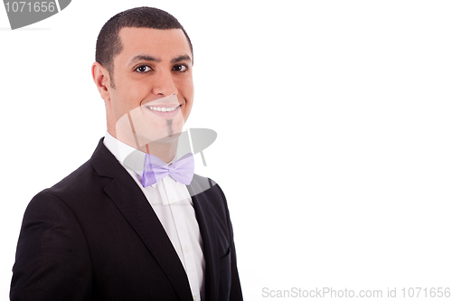 Image of Closeup of a friendly business man