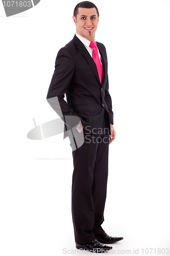 Image of Stylish business man posing to the camera