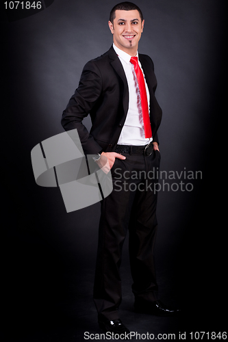 Image of A young corporate executive